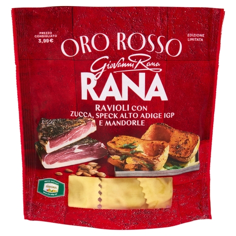 Giovanni Rana Oro Rosso Ravioli con Zucca, Speck Alto Adige IGP e Mandorle 250 g